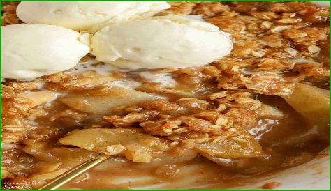 Apple Pear Crisp - Celebrating Sweets