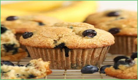 Blueberry Banana Muffins - Celebrating Sweets