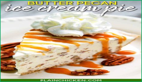 Butter Pecan Ice Cream Pie