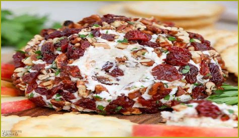 Dried Cherry Pecan Cheese Ball Recipe
