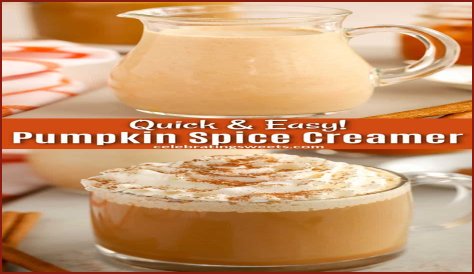 Pumpkin Spice Coffee Creamer - Celebrating Sweets